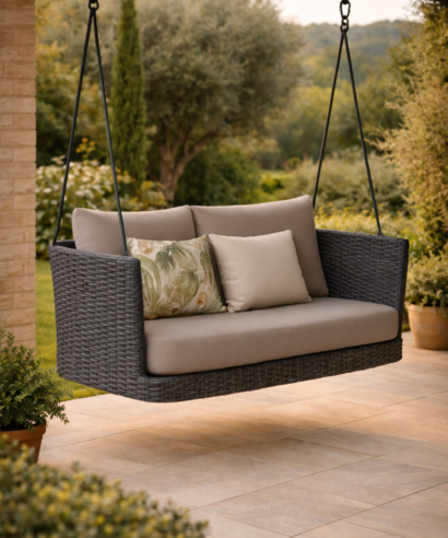 FSW28- Outdoor Hanging Wicker Swing Sofa Chair