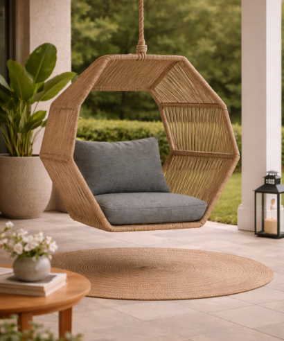 FSW29- Outdoor Hanging Rope Swing Chair