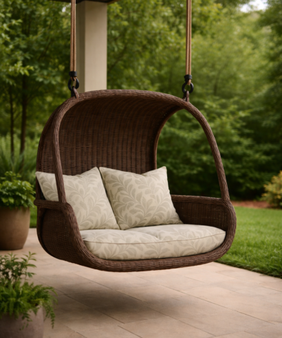 FSW30- Outdoor Hanging Wicker Swing Chair